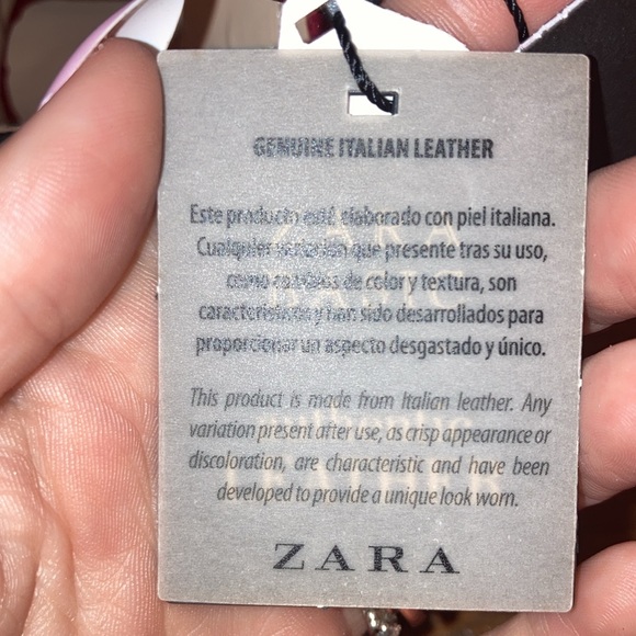 Zara basic authentic Italian leather red heels new with tags - Picture 7 of 8